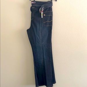 Semi washed black jeans